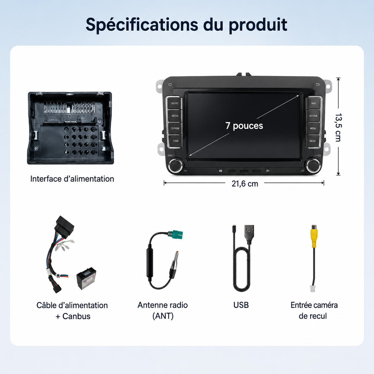Car Play pour voiture Volkswagen
